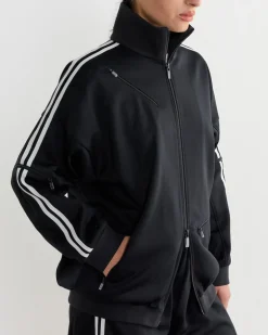Active Knit Track Jacket in Navy
