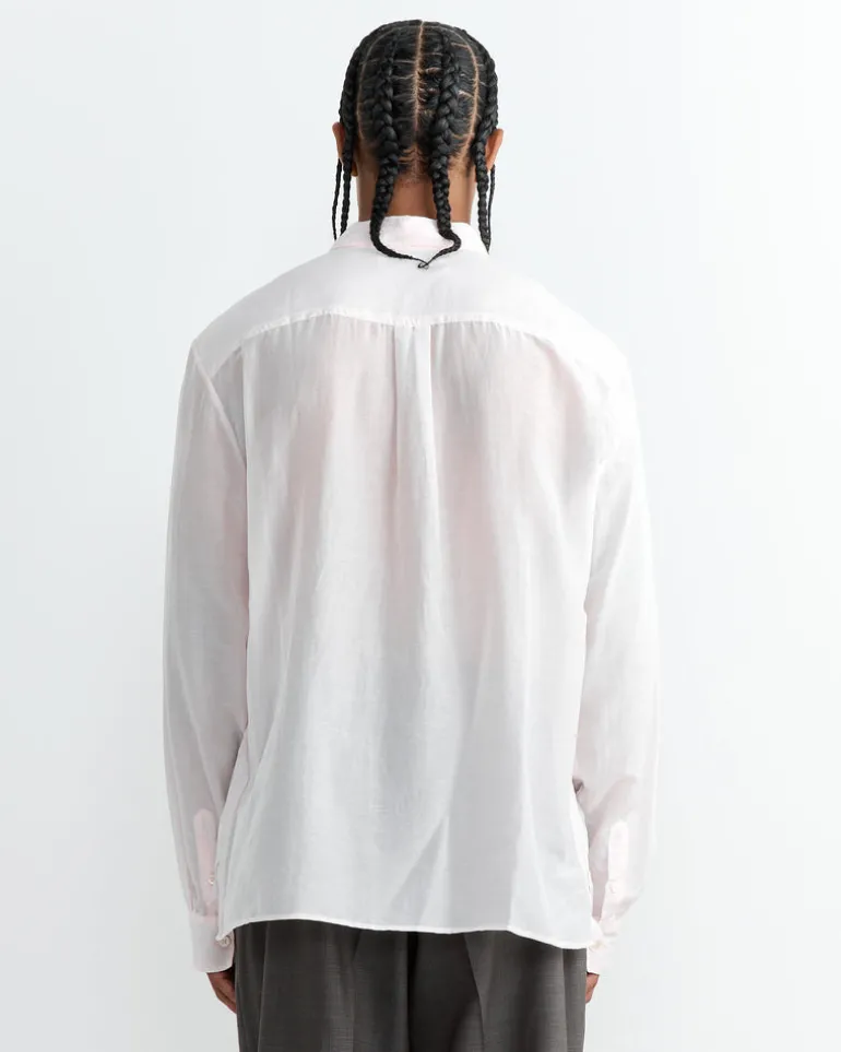 Adorn Shirt in Ballet Pink Silk
