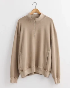 Alpina Pullover in 22oz French Terry Sand