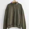 Alpina Pullover in 22oz French Terry Olive