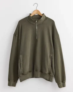 Alpina Pullover in 22oz French Terry Olive