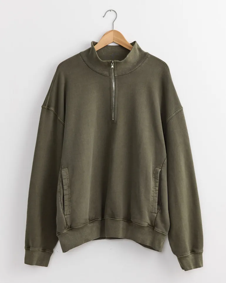 Alpina Pullover in 22oz French Terry Olive