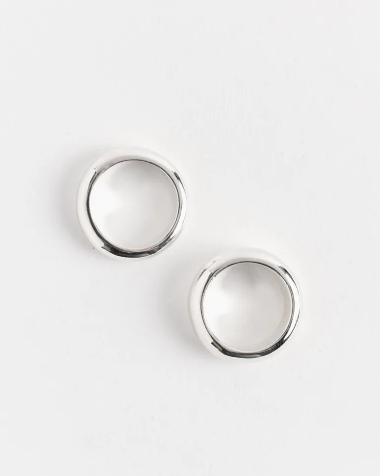 Bagel Ring Set in Sterling Silver