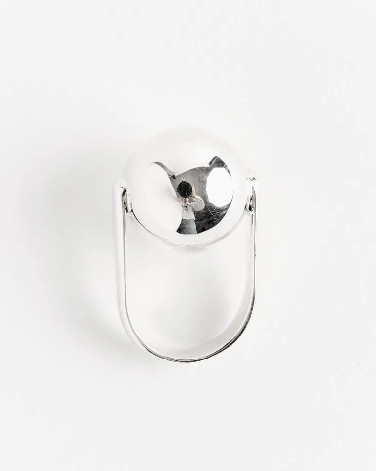 Ball Ring in Sterling Silver