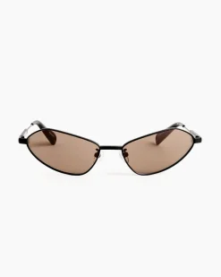 Bambino Meta Sunglasses in Metal Matt Black/Grey