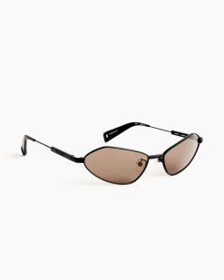 Bambino Meta Sunglasses in Metal Matt Black/Grey