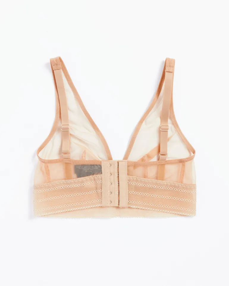 Bare Soft Plunge Bra in Powder