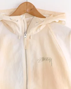 Beach Shell Wave Dye Hoodie in Bone