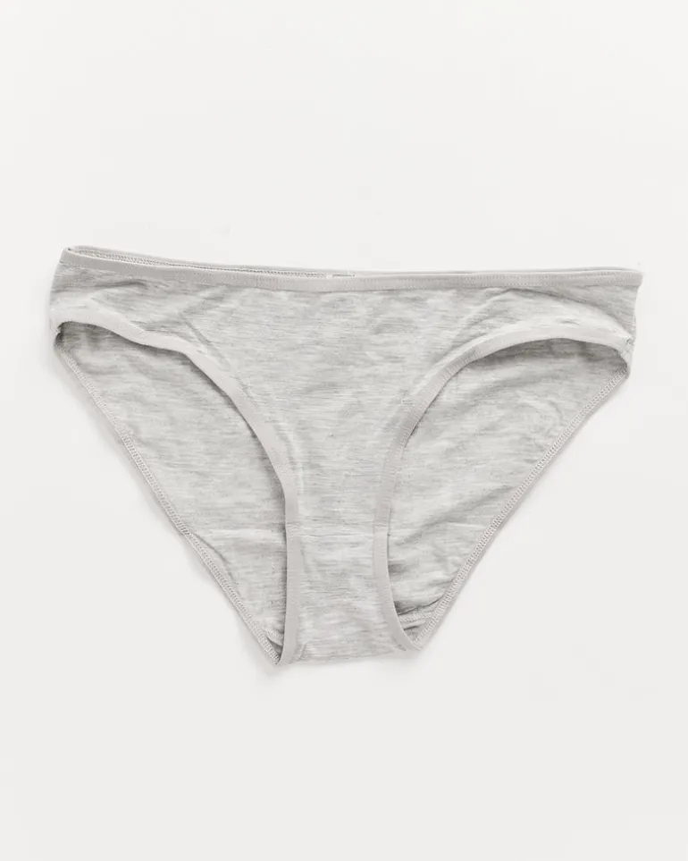 Bell Pant in Grey Melange