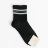 Billie Sporty Short Crew Socks in Black