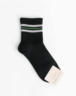 Billie Sporty Short Crew Socks in Black