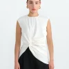 Bourdin Blouse in Porcelain