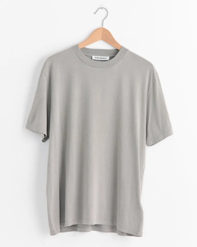 Box T-Shirt in Worn Grey