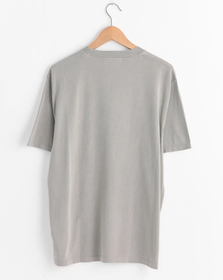 Box T-Shirt in Worn Grey