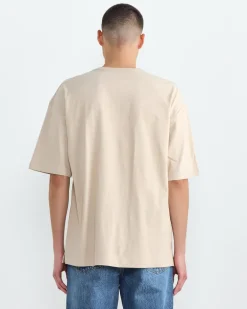 Boxy T-Shirt in Warm Beige