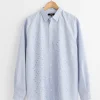 Broad Stripe Cut Out Shirt in Sax/White/Navy