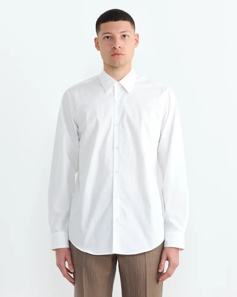 Button-Down Shirt in White