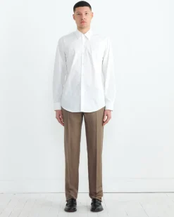 Button-Down Shirt in White