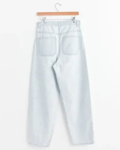 California Wide Denim in Pale Blue