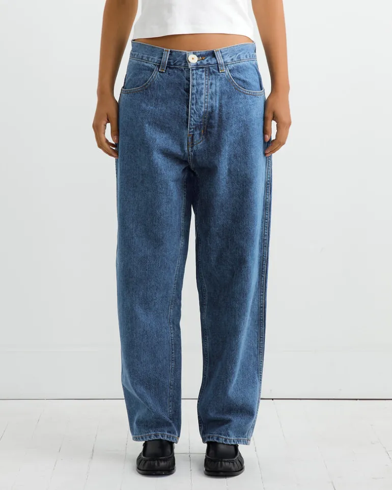 California Wide Pant in Cowboy Blue