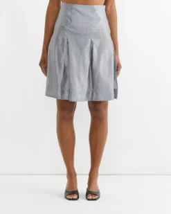 Camilla Midi Skirt in Dark Grey