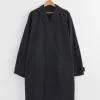 Car Coat in Zinc
