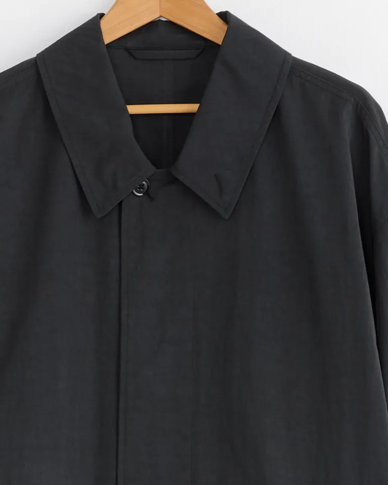 Car Coat in Zinc