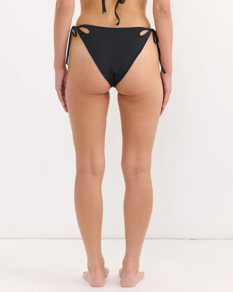 Chilla Bikini Bottom in Black