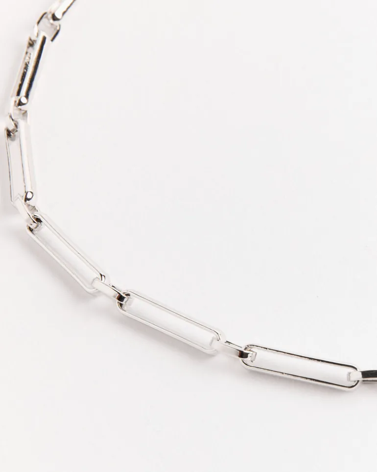 Chiusa Necklace in Silver Tone