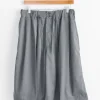 Circular Short Twill Pant in Anthracite