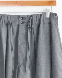 Circular Short Twill Pant in Anthracite