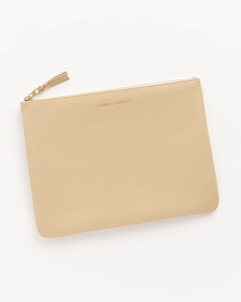 Classic Leather Line Wallet in White