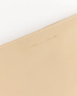 Classic Leather Line Wallet in White