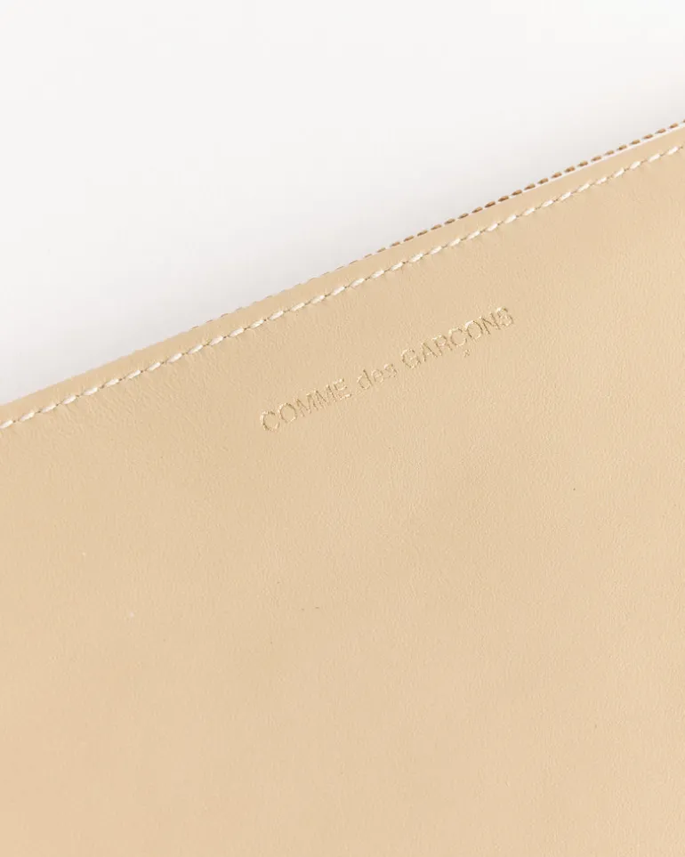 Classic Leather Line Wallet in White