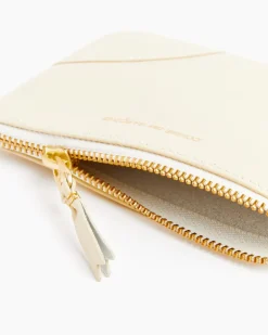Classic Zip Pouch in Off White