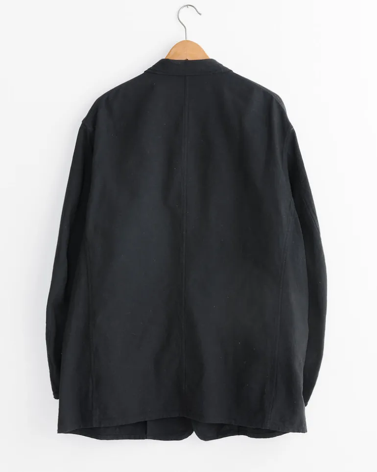 Cotton Duck Jacket in Black