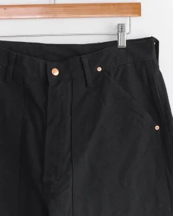 Cotton Duck Painter Pant in Black