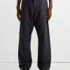 Cotton Silk Moleskin Pant in Navy