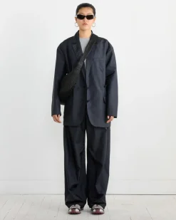Crispy Nylon Winslow Pant in Navy