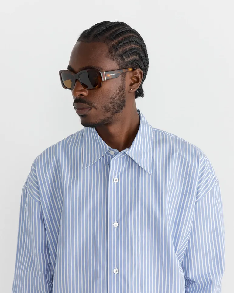 Croisiere Sunglasses in T-Shell/Silver/Brown