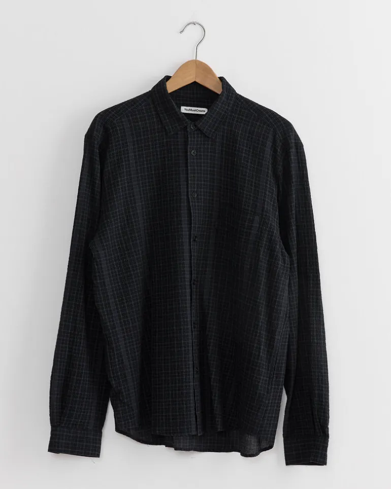 Curtis Shirt in Black/Green