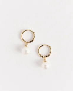 Dangling Pearl Huggies