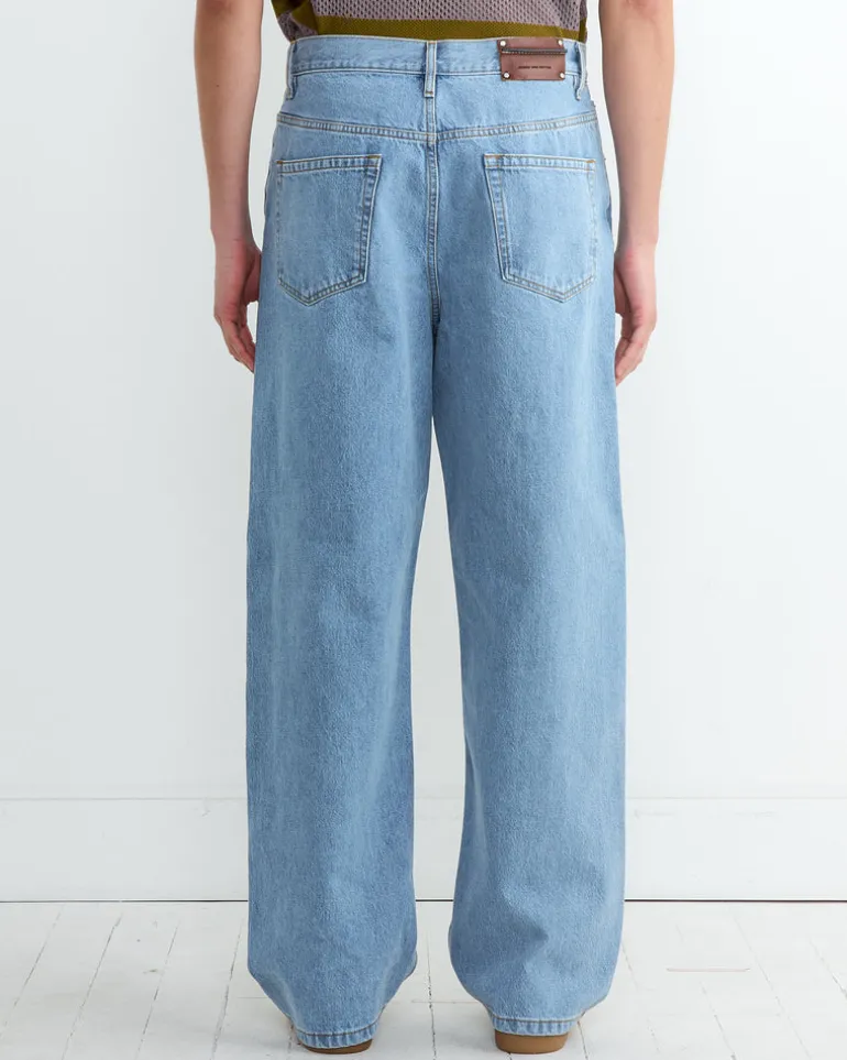 Denim Pant in Light Blue