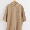 Denim Shirt in Natural Beige