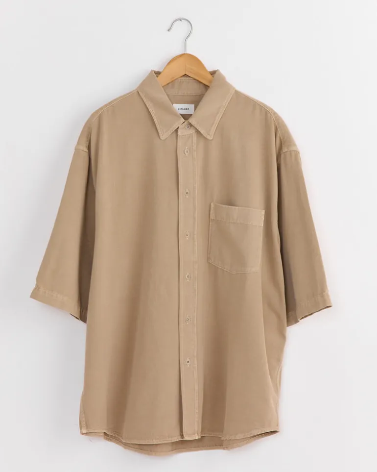 Denim Shirt in Natural Beige