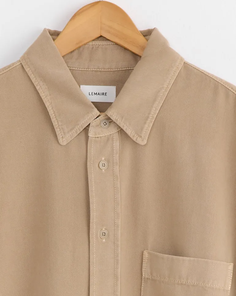 Denim Shirt in Natural Beige