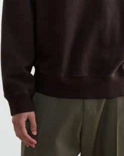 Dolphy Crew in 22oz French Terry Brown