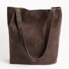 Doublet Type 2 Suede Bag in Conker