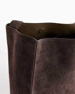 Doublet Type 2 Suede Bag in Conker