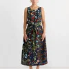 Dress in Print Z/Flower Mix Dark